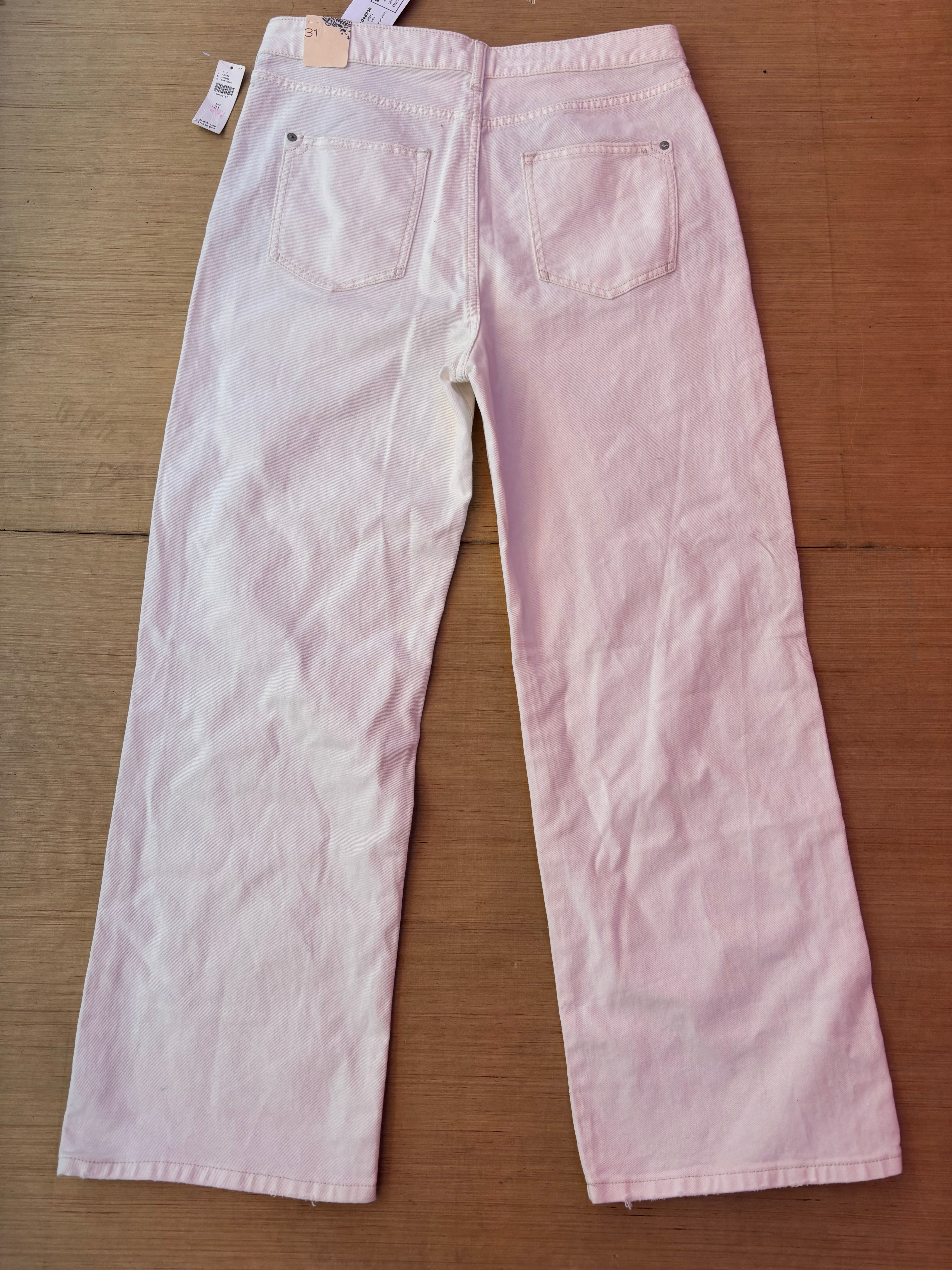 white pilcro nwt denim pants, 31